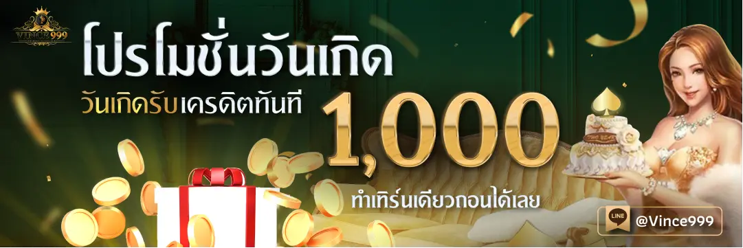 โปรวันเกิด vince999